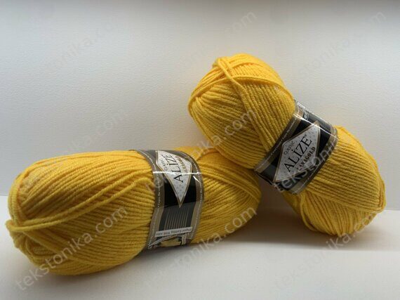 Пряжа Лана Голд 216 Желтый